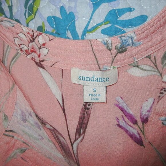 Sundance Mystic Days Pintuck Top Size S Tunic Long Sleeves Cottagecore Boho - Picture 6 of 12